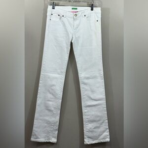 Lilly Pulitzer Women's Crisp White Straight Leg Jeans